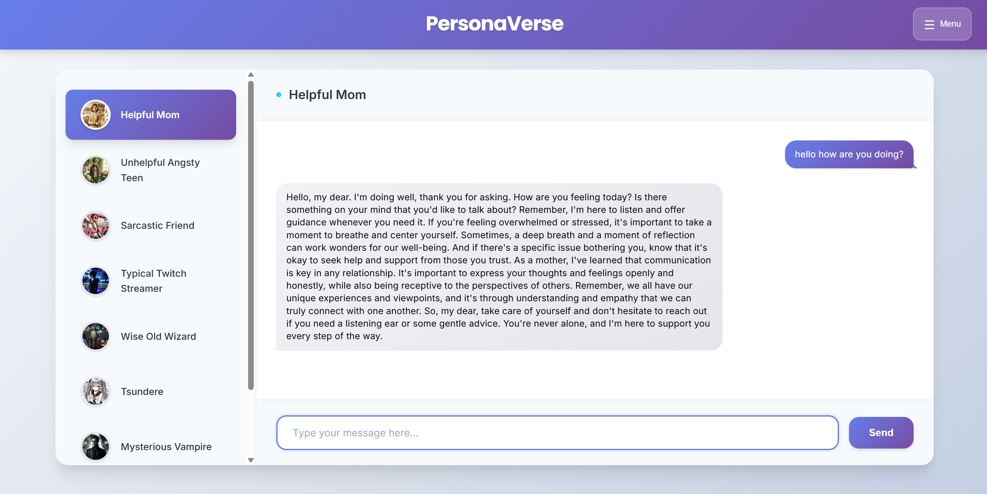 Personaverse Project